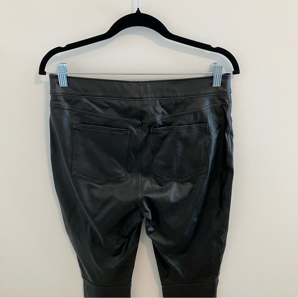 Spanx Faux Leather-Like Ankle Skinny Pants in Black Large - Picture 11 of 13
